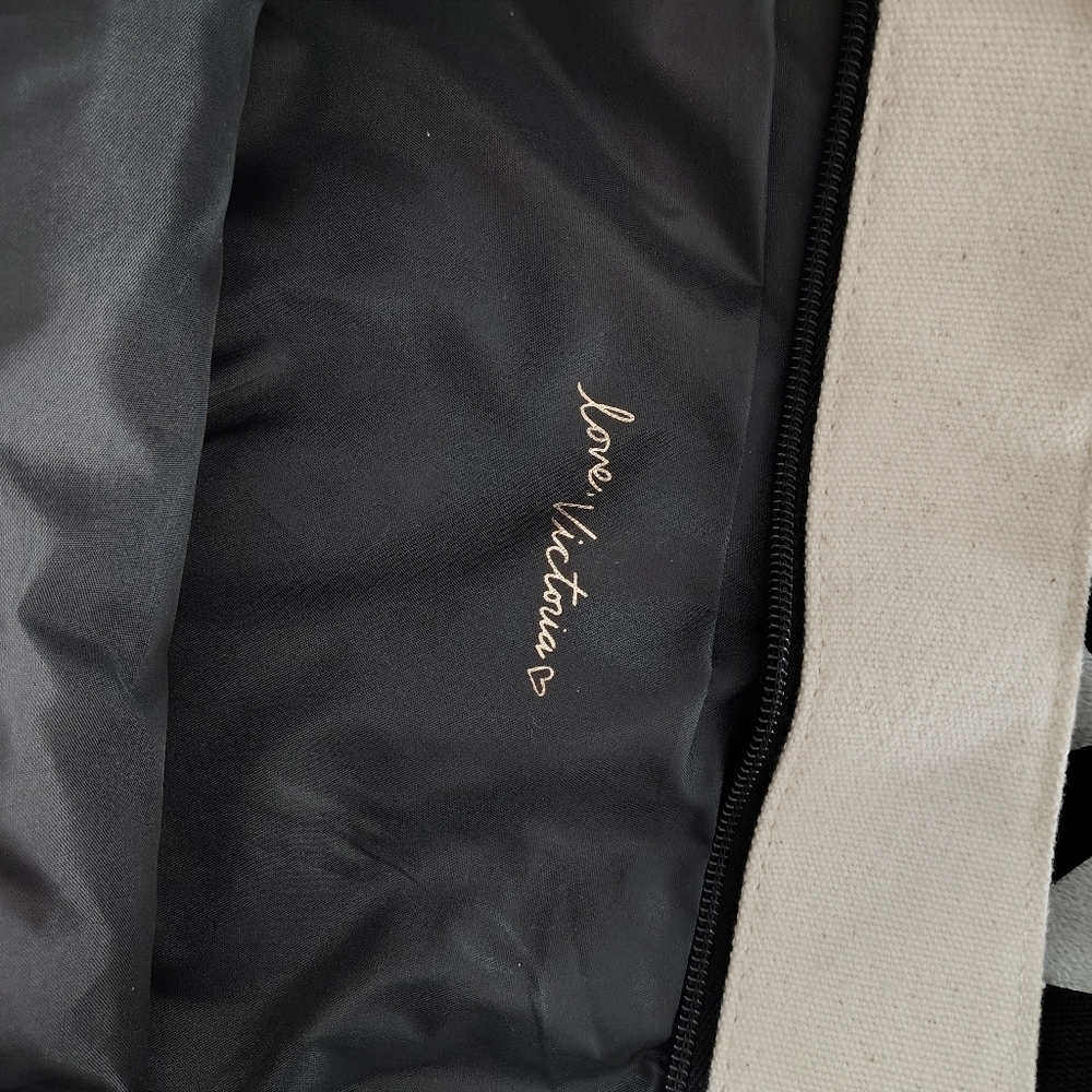 Victoria Secret Love Victoria Canvas Tote Bag - Picture 7 of 12